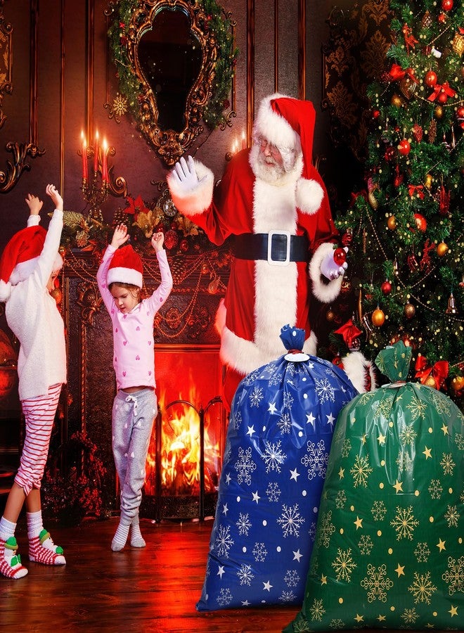 Abbylike 16 Pcs Extra Large Christmas Gift Bags 44'' x 36'' Jumbo Present Giant Oversize Huge Xmas Goody Goodie Bags with Tags for Holiday Treats, Heavy Duty Operation Christmas Party Favor Supplies - Image 2